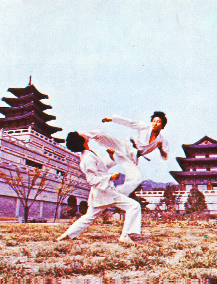 Taekwondo Kampf historisches Foto